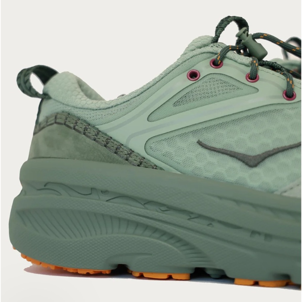 Hoka One One Bondi B3LS Trainer Aloe Vera women shoes. - Picture 3 of 8